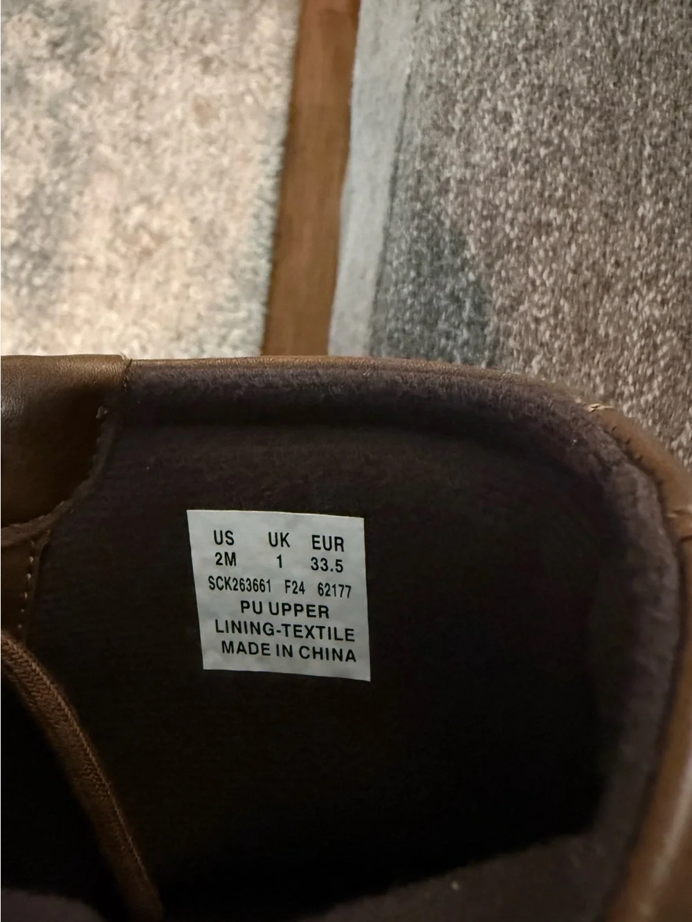 Sperry Kids Brown & Navy Waterproof Duck Boots